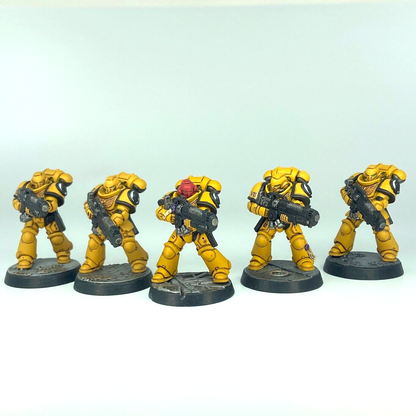 Primaris Hellblasters Imperial Fists Space Marines - Warhammer 40K Painted C3096