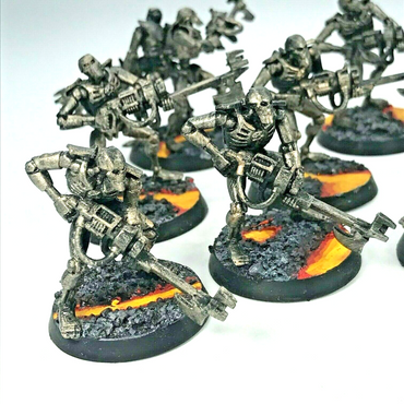 Necron Warrior Squad - Painted - Warhammer 40K C1290