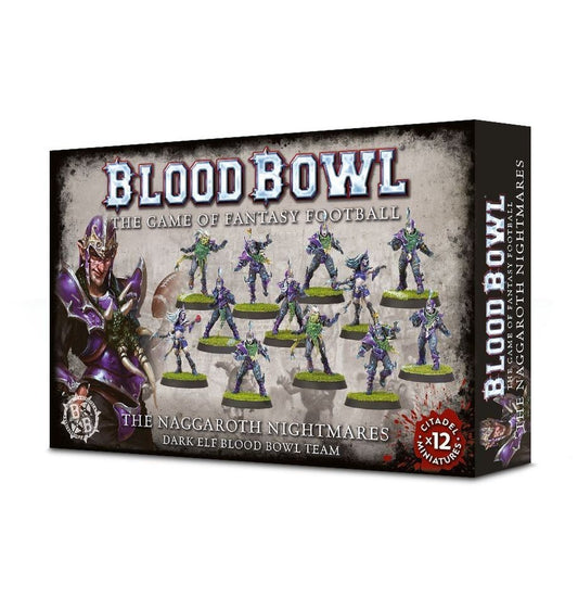Dark Elf Team - The Naggaroth Nightmares - Brand New - Blood Bowl Games Workshop