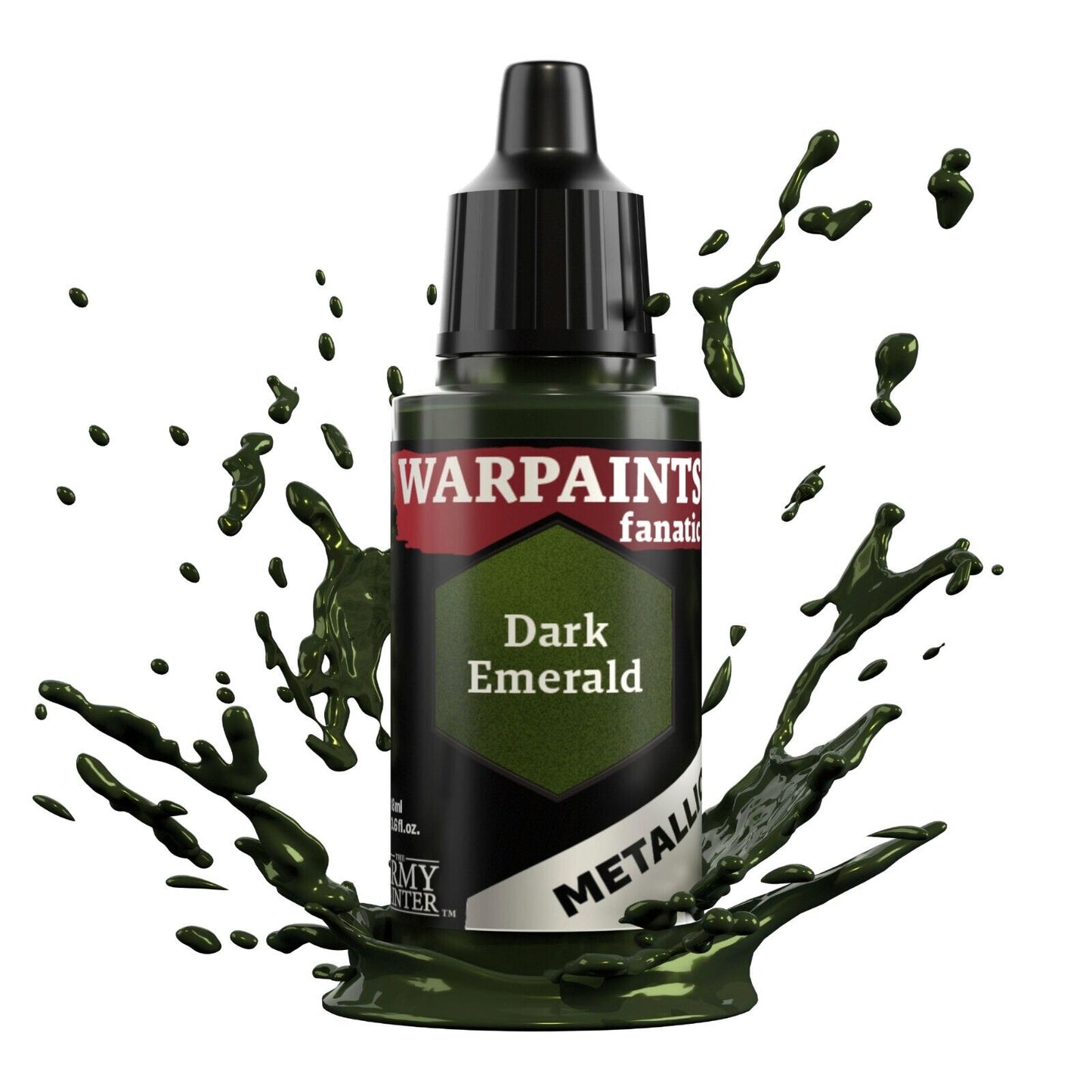 Dark Emerald Paint - Warpaints Fanatic Metallic 18ml - The Army Painter