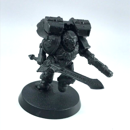 Space Marines Captain with Jump Pack & Sword - Warhammer 40K Undercoated X1881