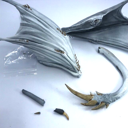 Large Winged Chaos Beast Fantasy Miniature - Damaged / Regluing Required BOX163
