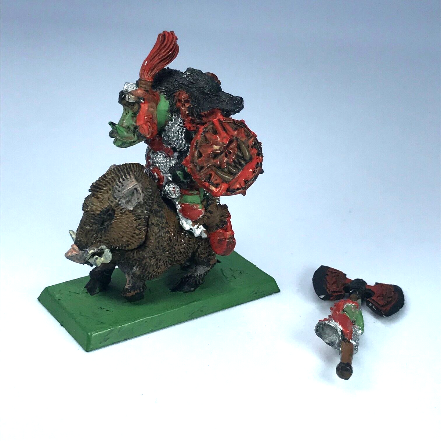 Orc Warboss on Boar - Orcs & Goblins - Warhammer Fantasy Games Workshop C3915