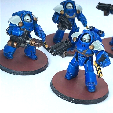 Cataphractii Terminators Ultramarines Space Marines Warhammer Horus Heresy C4107