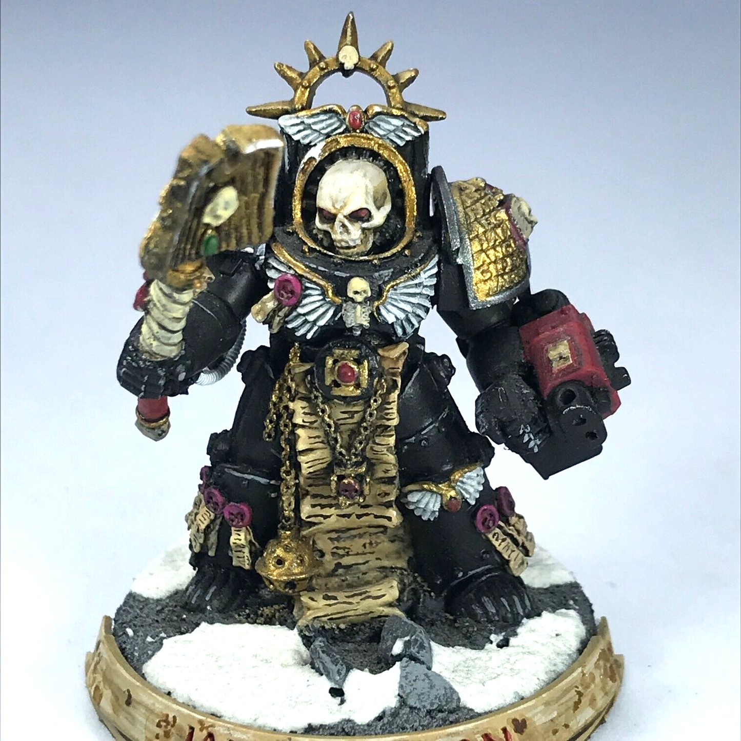 Chaplain in Terminator Armour Space Marines - Warhammer 40K Games Workshop X648