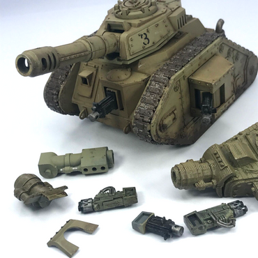 Imperial Guard Cadia Leman Russ Battle Tank - Painted - Warhammer 40K BOX39