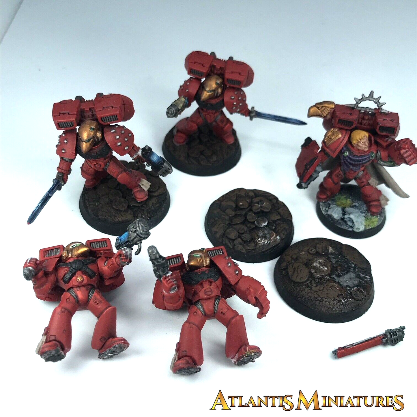 Painted Blood Angel Assault Squad Space Marine - Warhammer 40K C1478