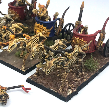 Classic Tomb Kings Chariot Regiment - Repair Required - Warhammer Fantasy BOX23