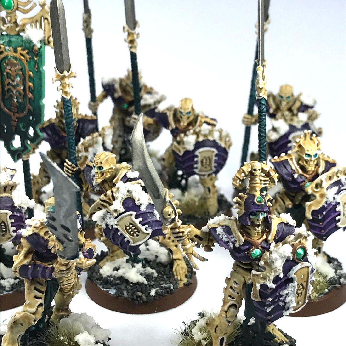 Mortek Guard Ossiarch Bonereapers - Painted - Warhammer Age of Sigmar C3505