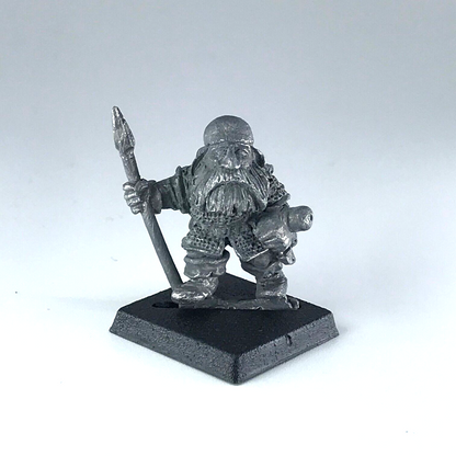 Dwarf Fighter with Spear - Citadel Warhammer Fantasy Classic Metal X9186