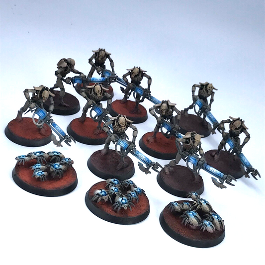 Necron Warriors Squadron - Warhammer 40K Games Workshop Painted C3179