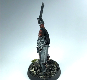 Metal Uruk Hai Captain - Painted - LOTR Warhammer / Lord of the Rings X2772