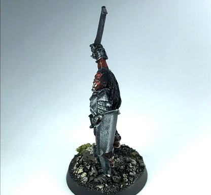 Metal Uruk Hai Captain - Painted - LOTR Warhammer / Lord of the Rings X2772