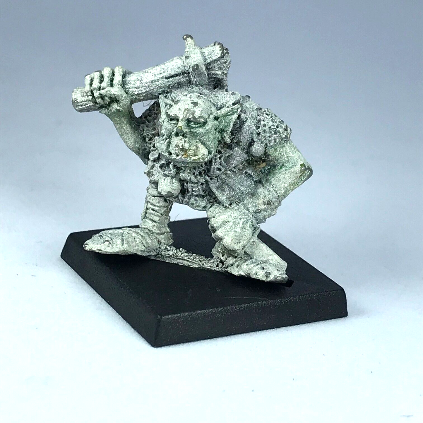 Classic Armoured Orc Warrior Dated 1985 Orcs Goblins - Warhammer Fantasy X13078