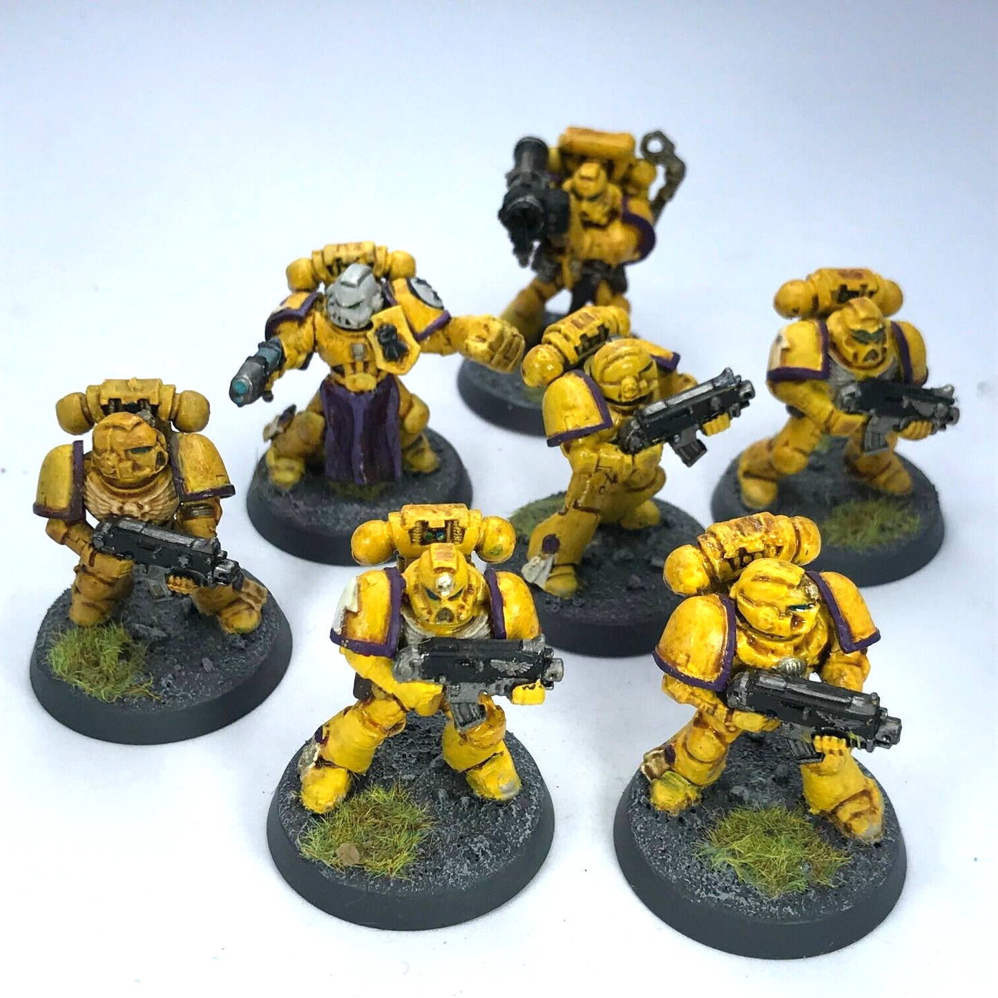 Imperial Fists Tactical Squad Space Marines - Painted - Warhammer 40K C3591