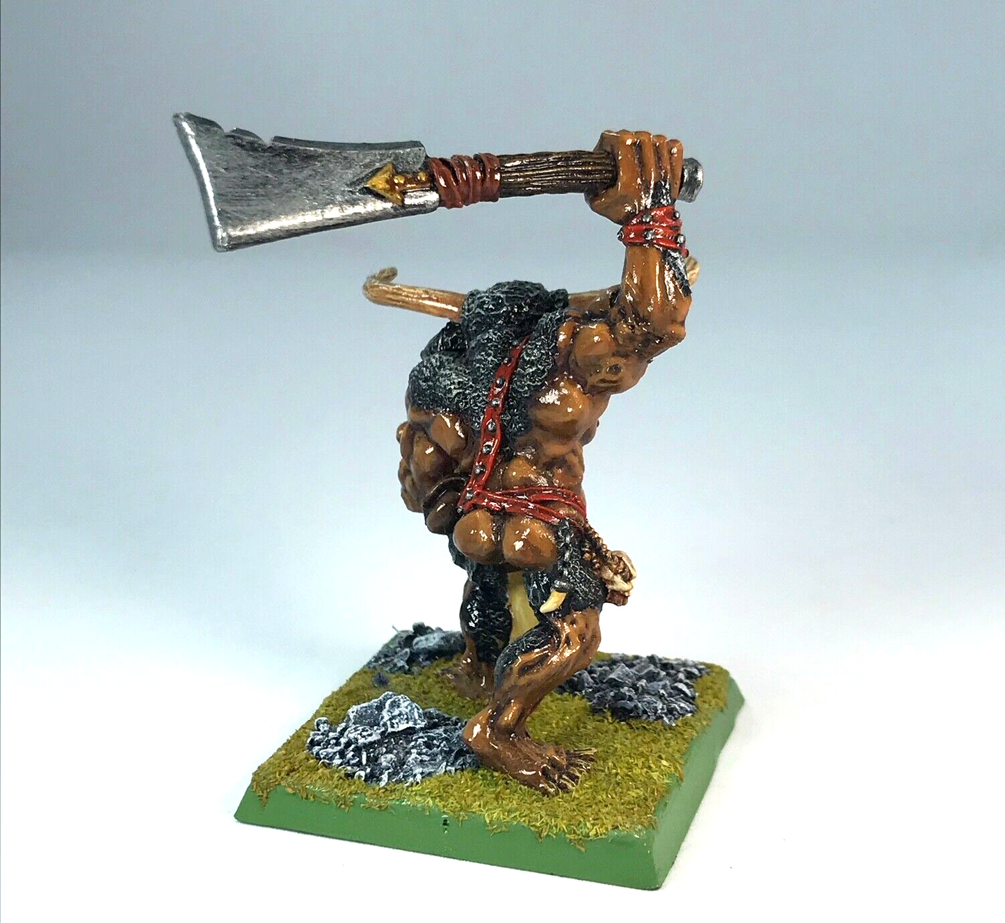 Chaos Minotaur Beastmen - Painted - Classic Metal Warhammer Fantasy C382