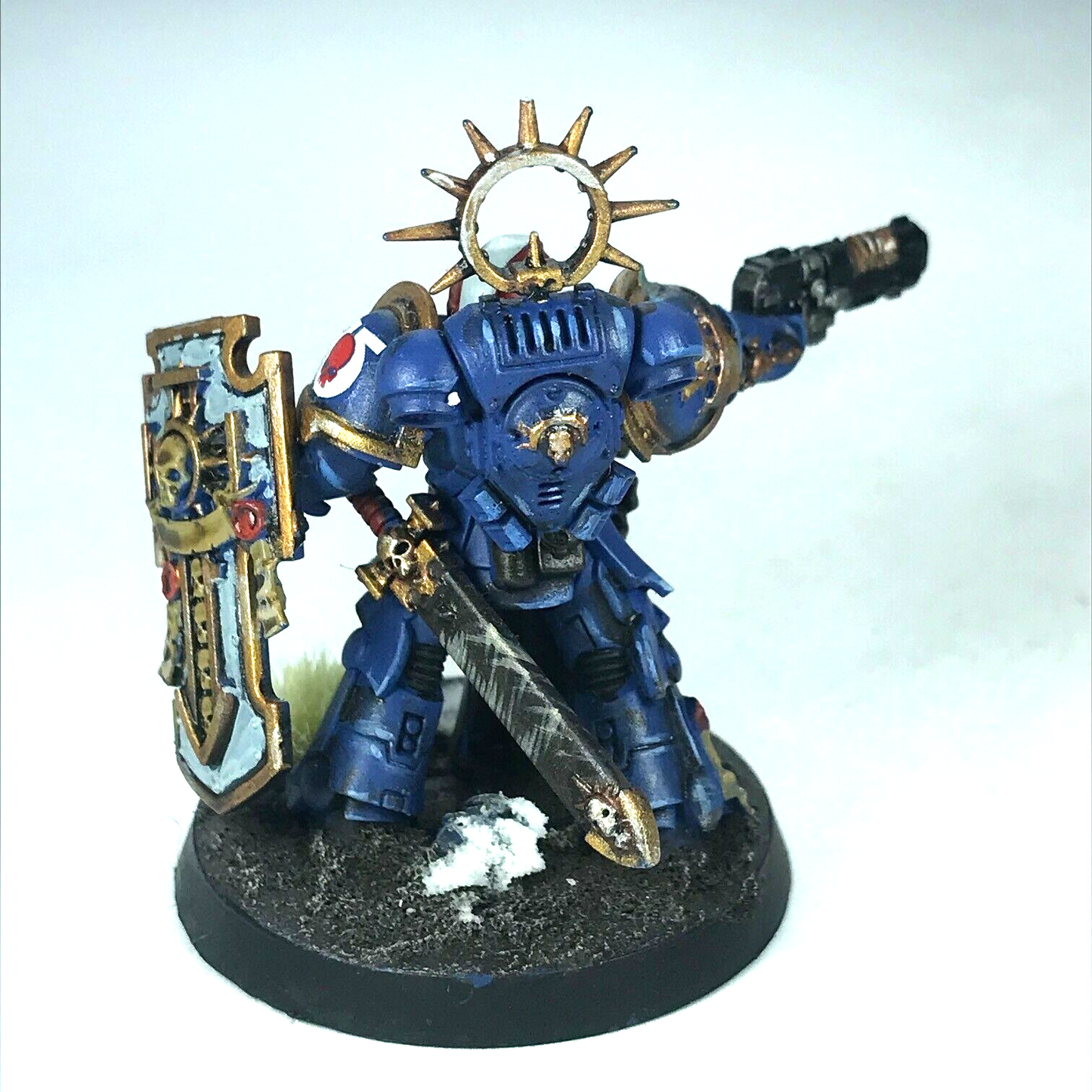 Space Marine Captain Ultramarines - Painted - Warhammer 40K X8625