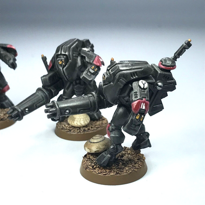 Tau XV25 Stealth Battlesuits T'au Empire - Painted - Warhammer 40K C2052