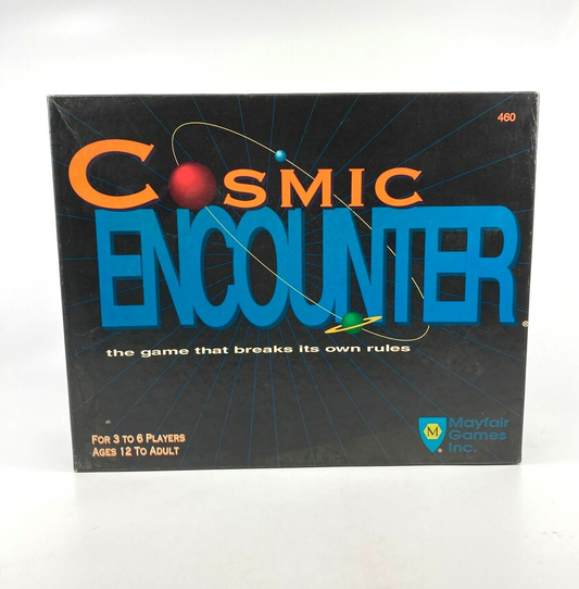 Cosmic Encounter Mayfair Games Board Game - Unsure if Complete W145