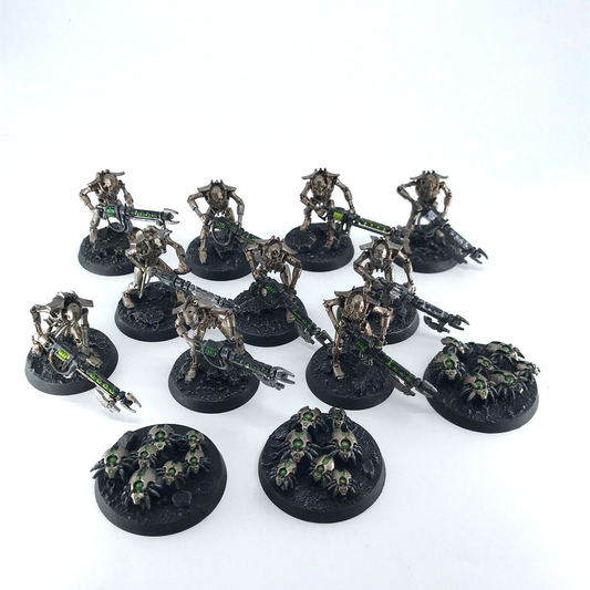 Necron Warriors Squadron - Warhammer 40K Games Workshop Painted C4169