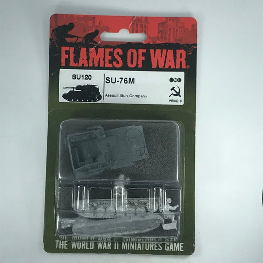 Metal Soviet SU-76M Assault Gun WW2 - Flames of War C650