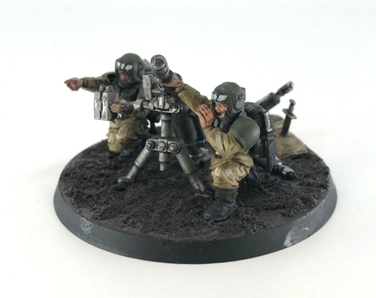 Imperial Guard Cadian Mortar Team Astra Militarum - Painted Warhammer 40K C4398