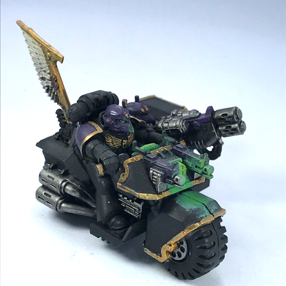 Dark Angels Ravenwing Assault Bike Space Marines - Warhammer 40K Painted C2700