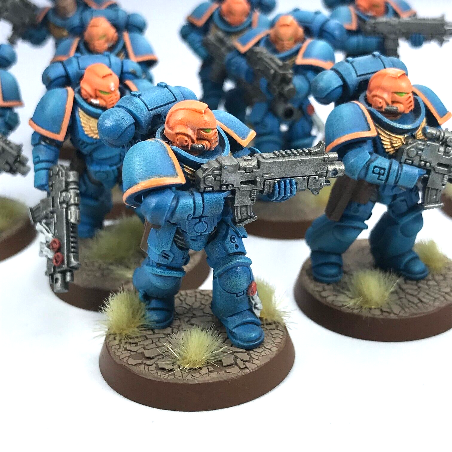 Space Marine Primaris Intercessors Squad - Painted - Warhammer 40K C59