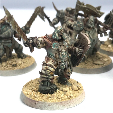 Putrid Blightking Maggotkin Nurgle Chaos Painted - Warhammer Age of Sigmar C2184