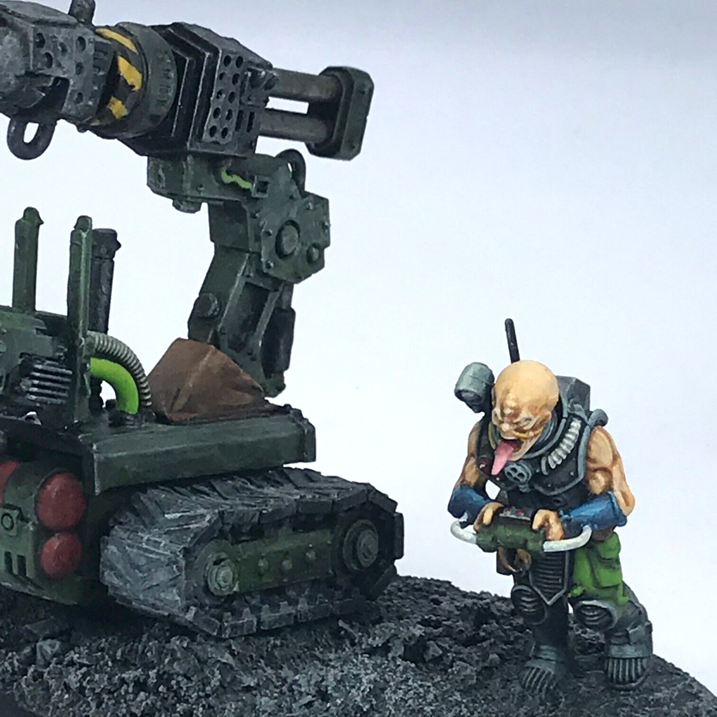 Custom Heavy Weapon Drill Genestealer Cults Cult - Painted - Warhammer 40K C3065