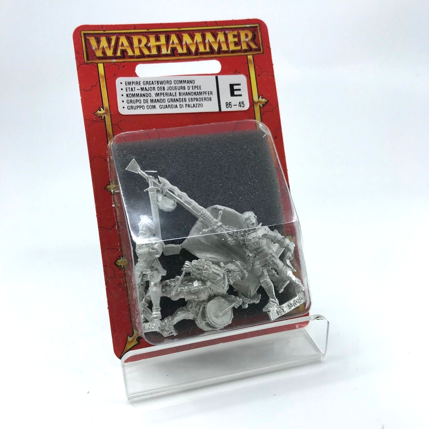 The Empire Greatsword Command Freepeople Sigmar Blister Warhammer Fantasy C963