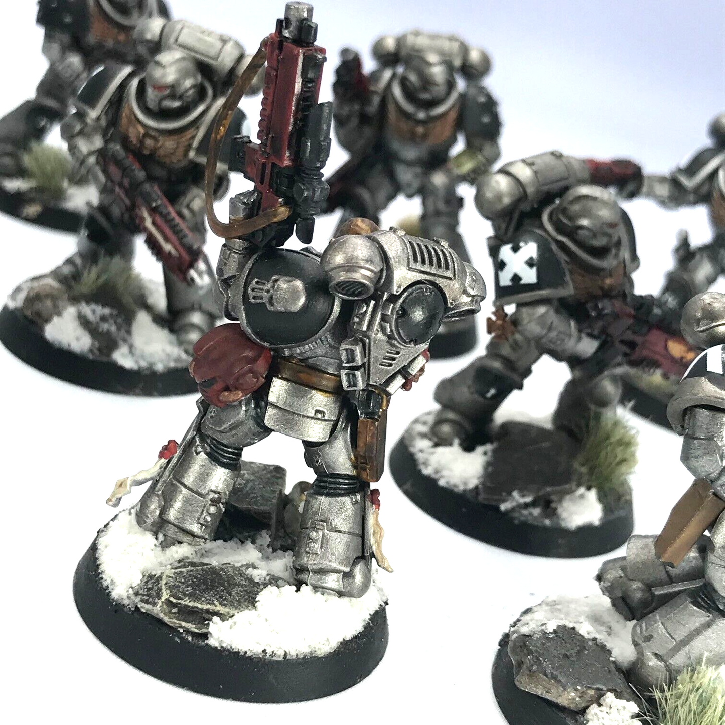 Primaris Intercessors Squad Space Marines - Painted - Warhammer 40K C3395