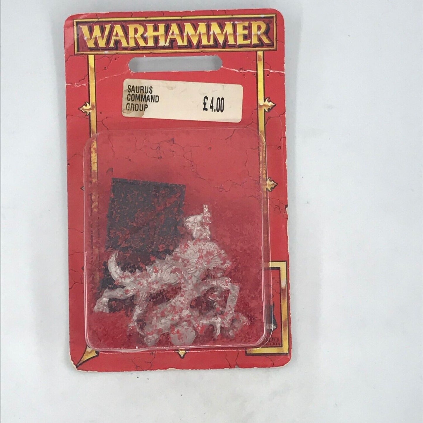 Metal Lizardmen Saurus Command Group Blister - Warhammer Fantasy C2305