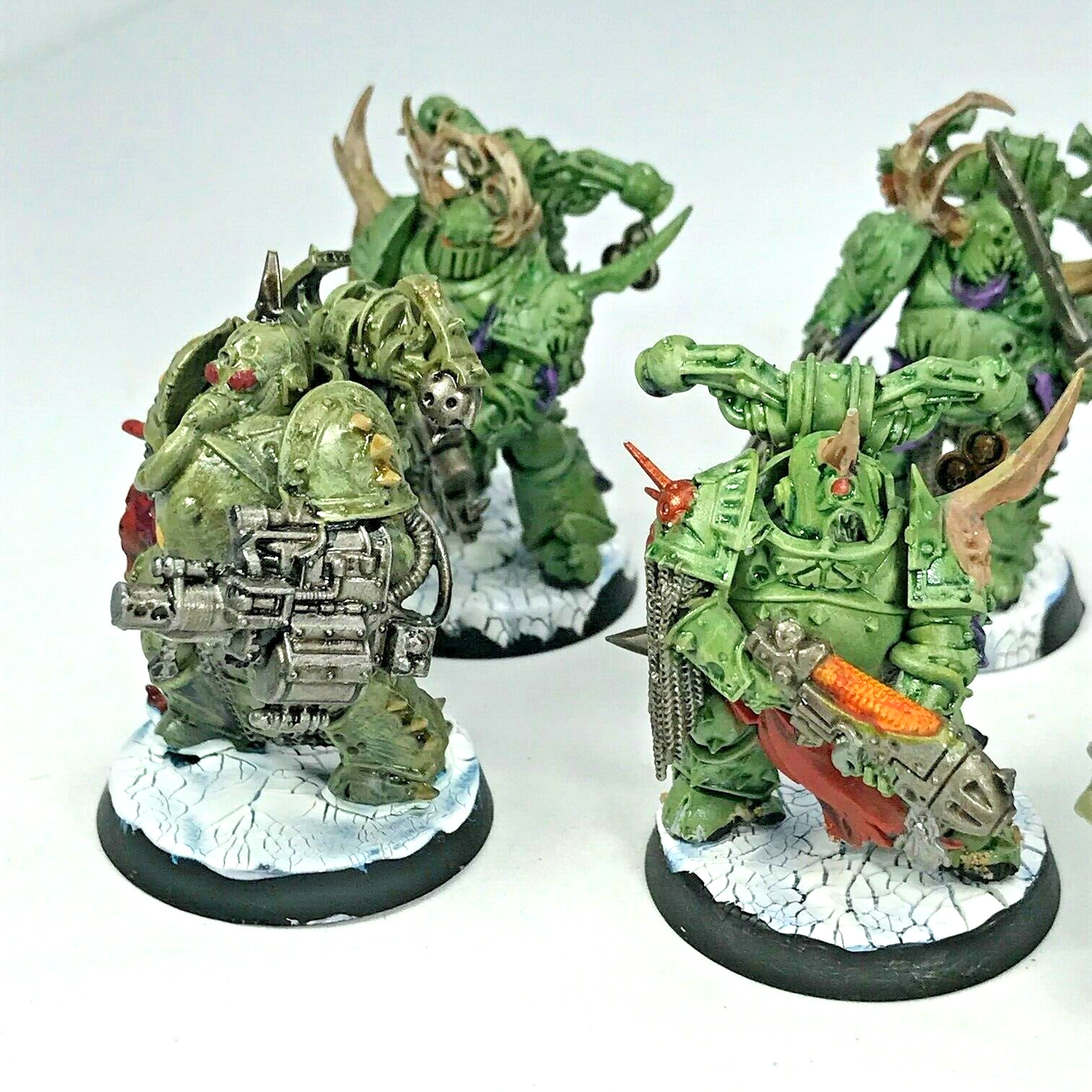 Death Guard Plague Marines Squad Chaos - Painted - Warhammer 40K C2479