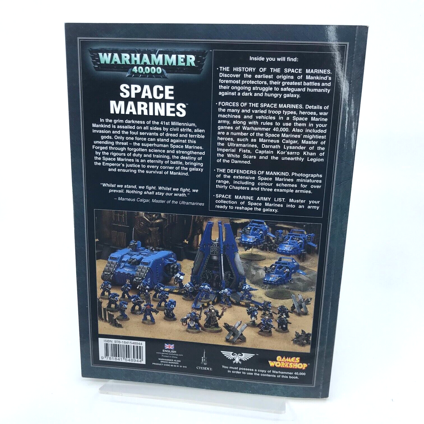 Space Marines 5th Edition Codex - Warhammer 40K Games Workshop M855