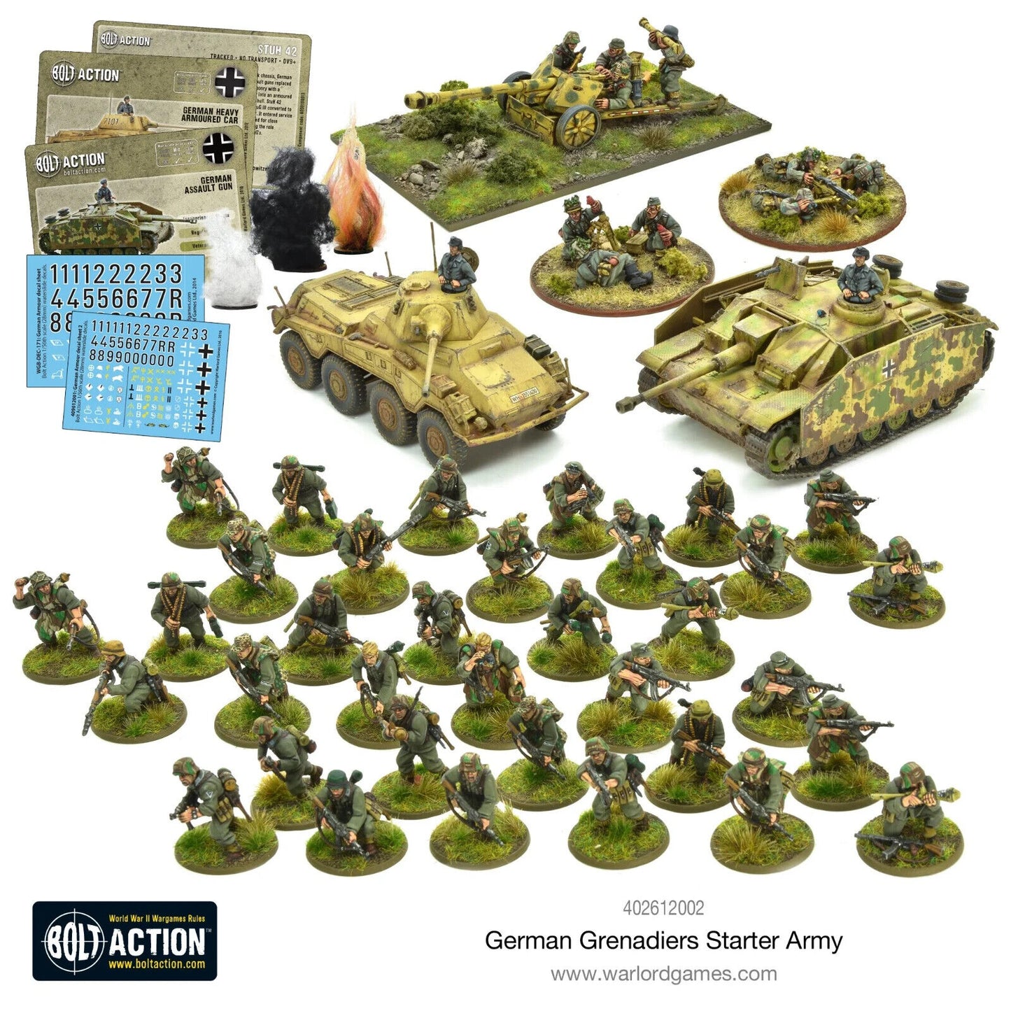 German Grenadiers Starter Army - Warlord Games Bolt Action Miniatures