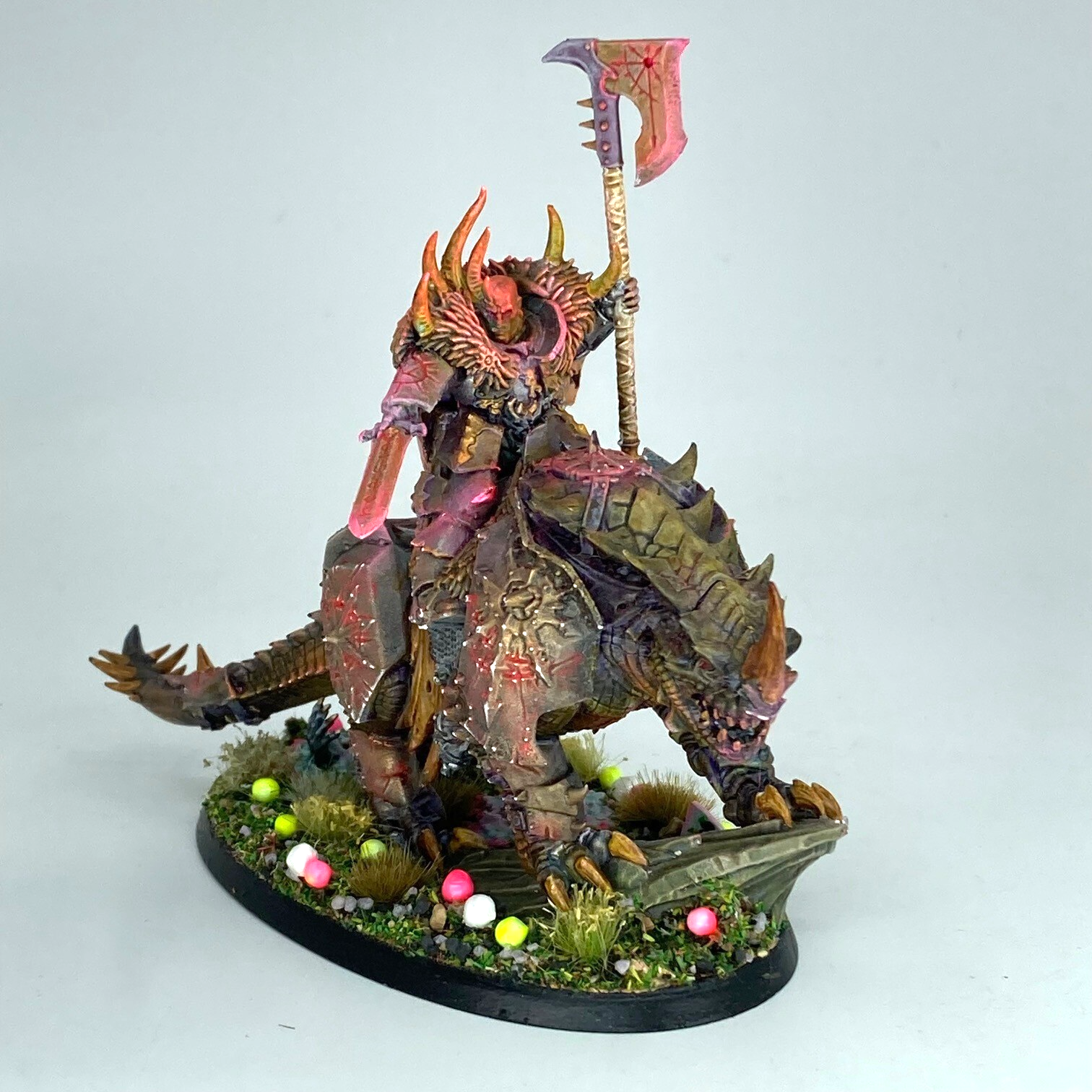 Warhammer Age Of Sigmar – Señor Del Caos En Karkadrak, Miniatura Sin Pintar Para Montar, Ejército De Esclavos De La Oscuridad