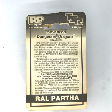 Advanced Dungeons & Dragons TSR Armoured War Dogs - Ral Partha - Blister C642