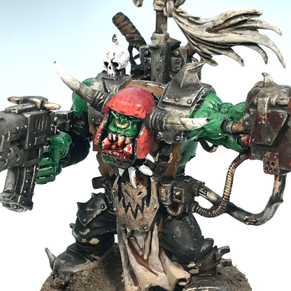 Custom Space Ork Character Nob - Painted - Warhammer 40K C2391