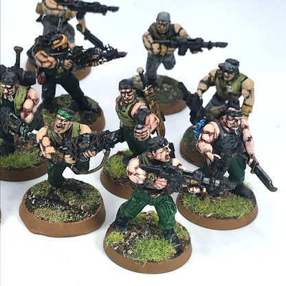 Imperial Guard Catachan Section Squad - Painted - Warhammer 40K C362