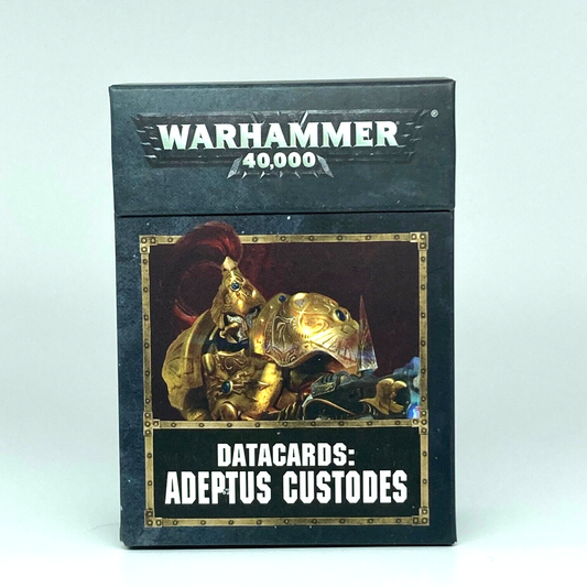 Adeptus Custodes Datacards 8th Edition - Warhammer 40K Games Workshop C1211