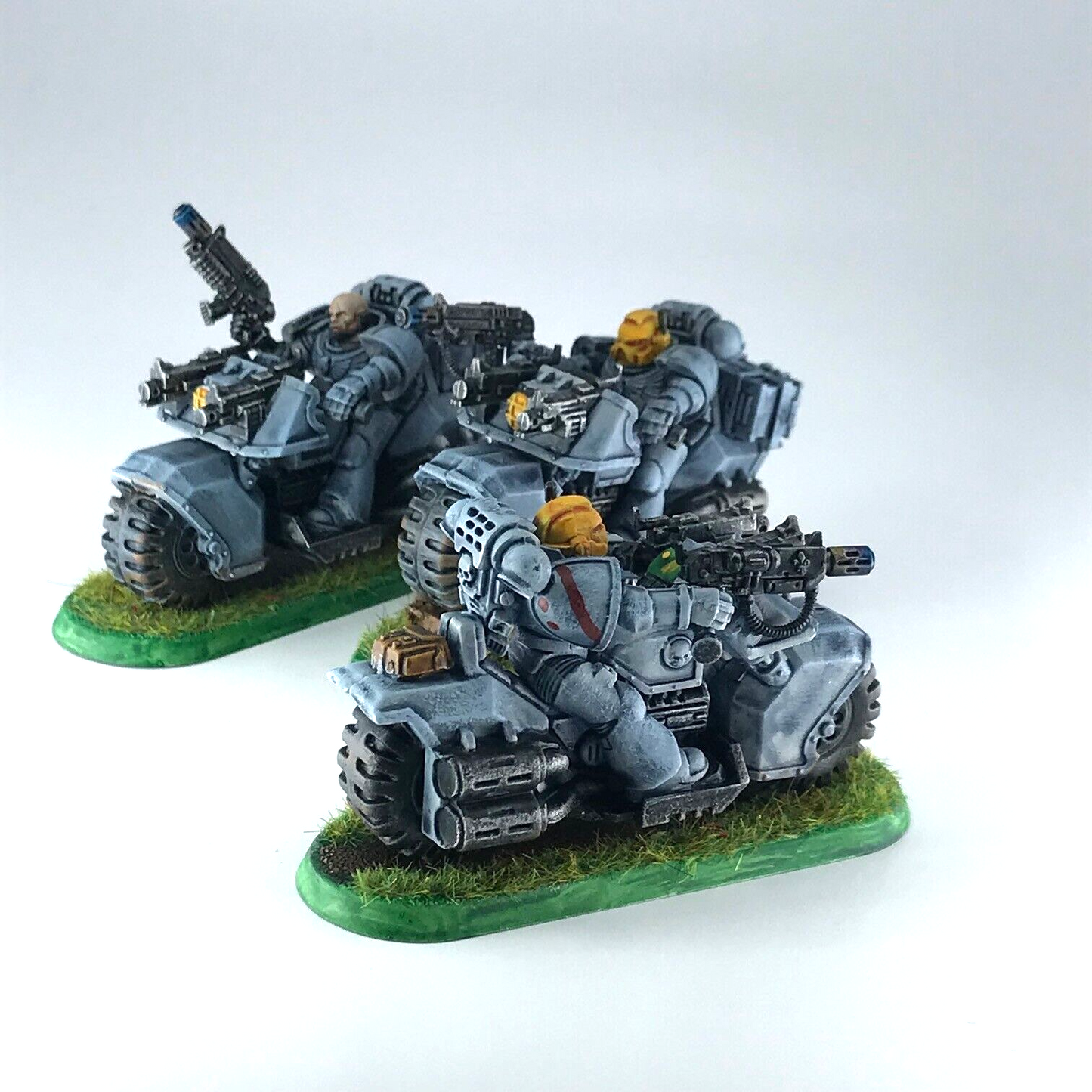 Space Wolves Bike Squad - Warhammer 40K Games Workshop Painted C4473