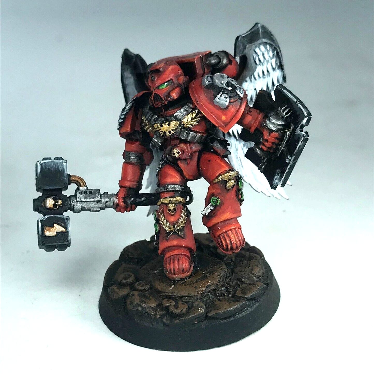 Blood Angel Captain Space Marine - Painted - Warhammer 40K X7756