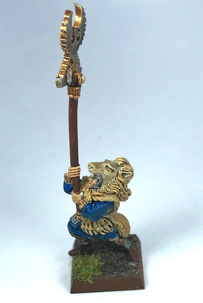 Classic Metal High Elves White Lion Standard Bearer - Warhammer Fantasy C2694