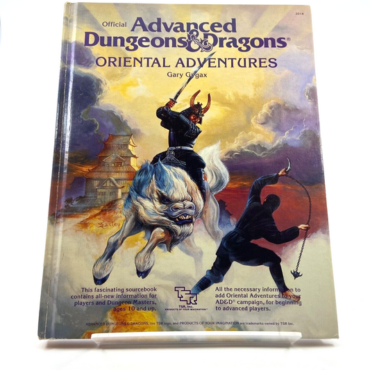 Oriental Adventures Sourcebook - Official Advanced Dungeons and Dragons M629