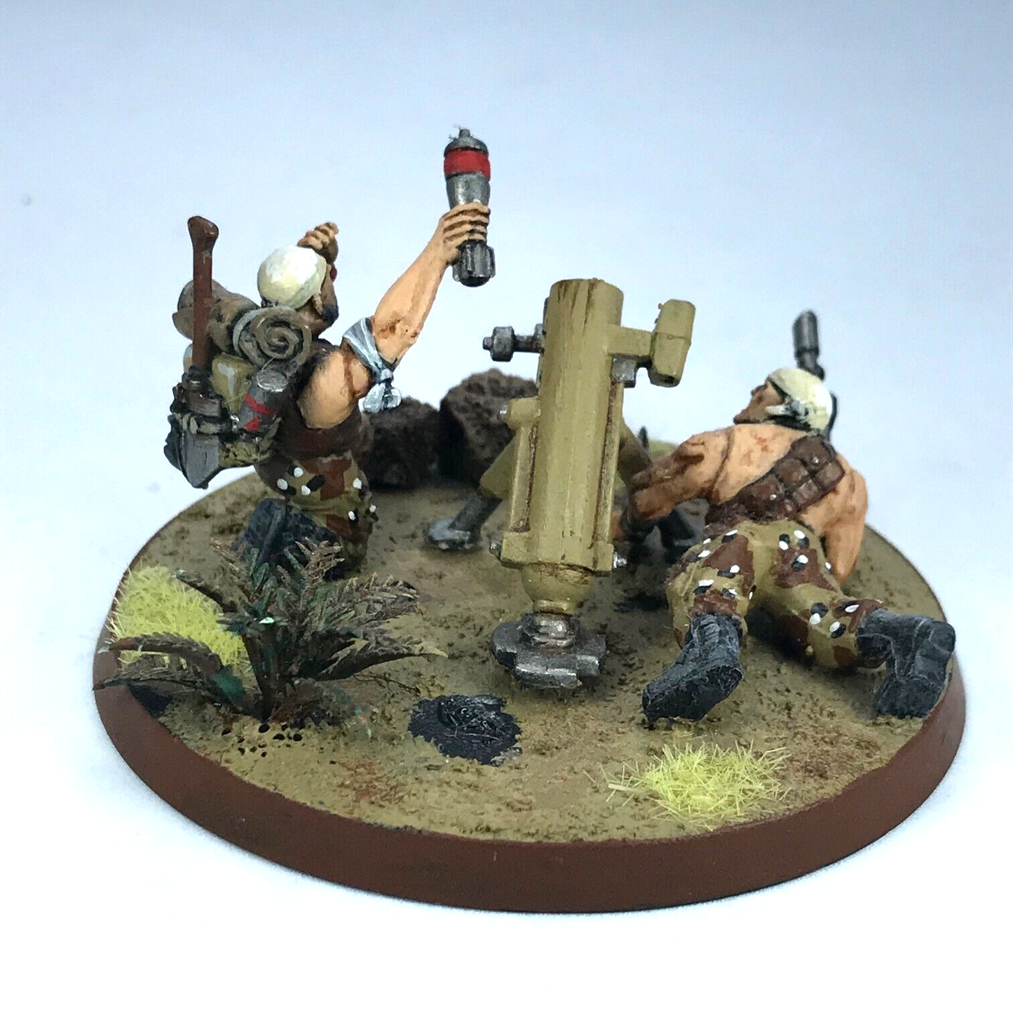 Catachan Mortar Team Imperial Guard - Painted - Warhammer 40K GW C3827