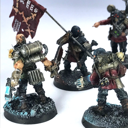 Chaos Cultists Traitor Militia Company HQ - Painted Warhammer 40K GW C3536