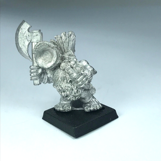 Classic Metal Dwarf Troll Slayer Musician Command - Warhammer Fantasy X6197