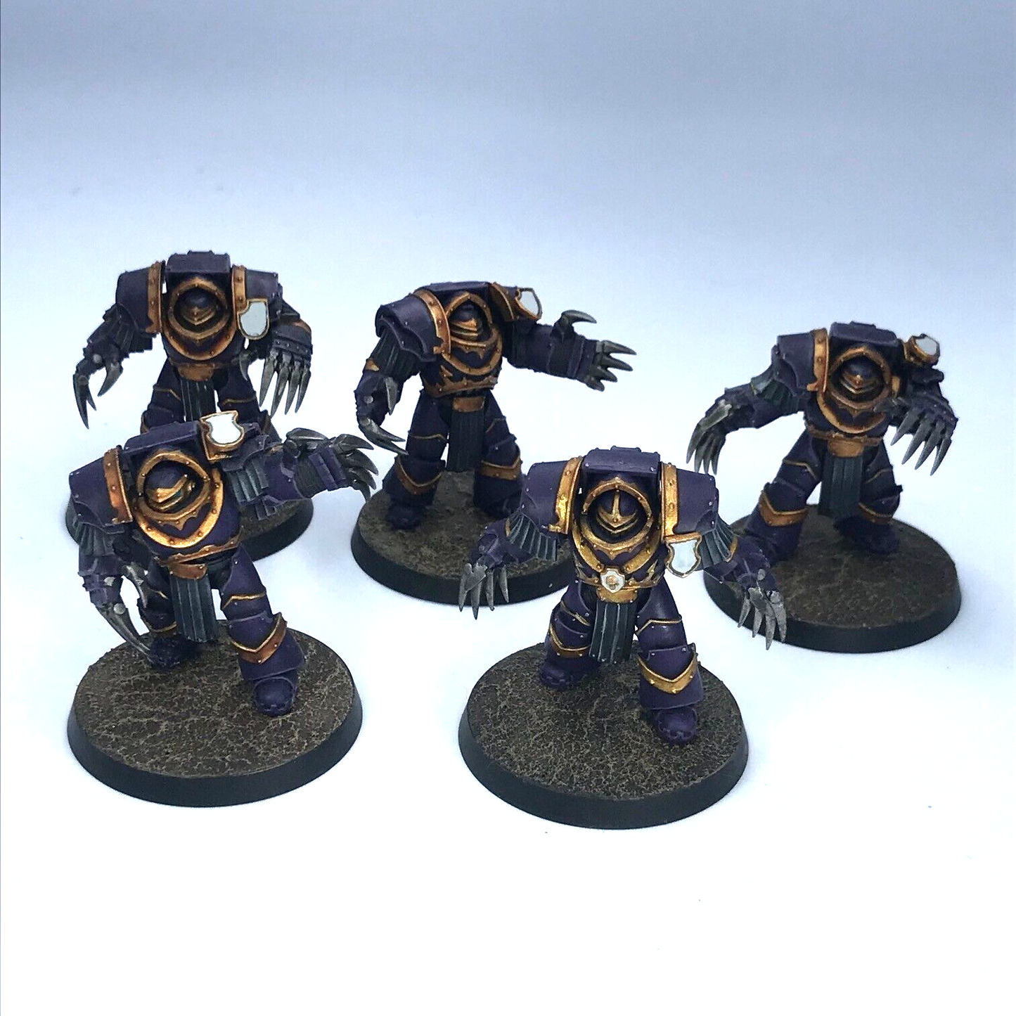 Legion Cataphractii Terminator Squad - Warhammmer Horus Heresy Painted C4193