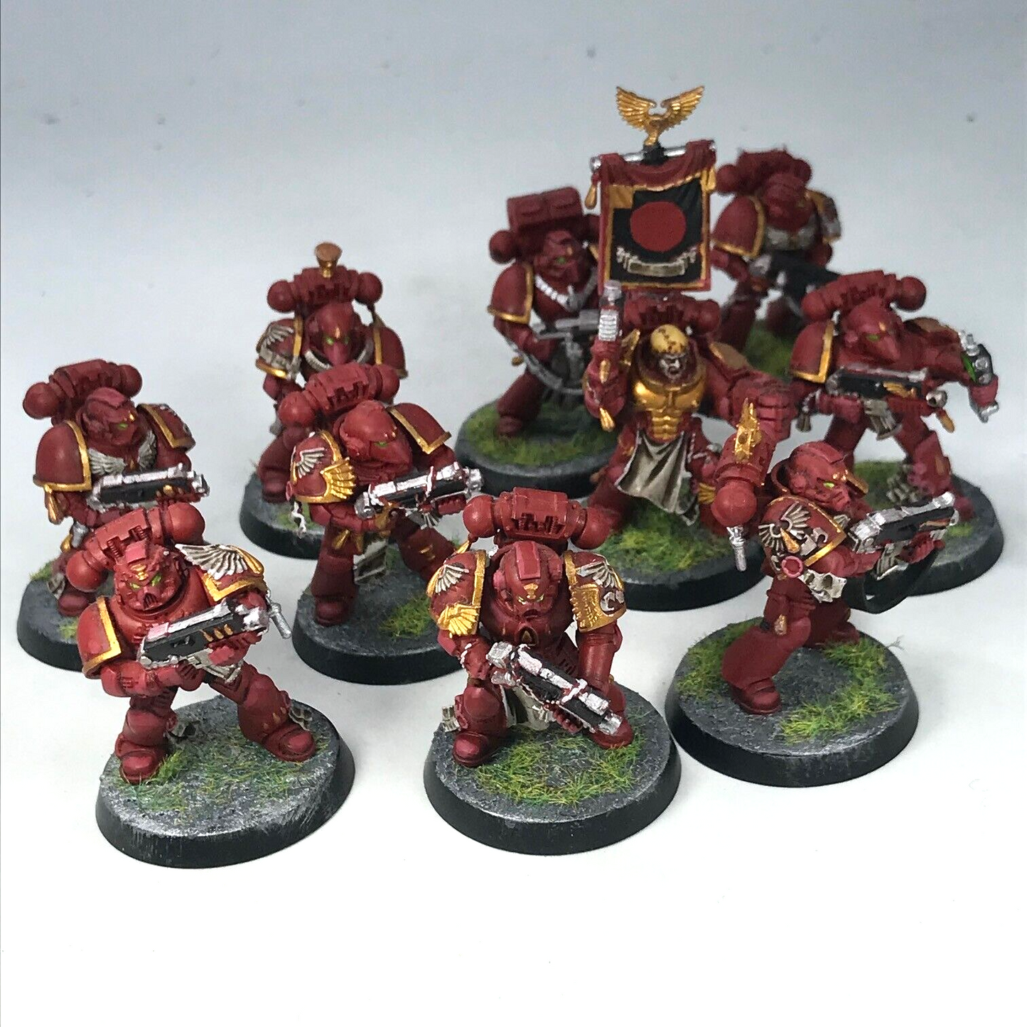 Blood Angels Squad Space Marine - Painted - Warhammer 40K C170